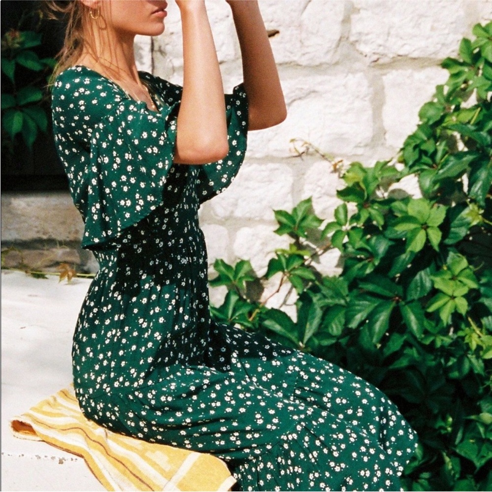 Faithfull The Brand Melia Betina Floral Midi Dress